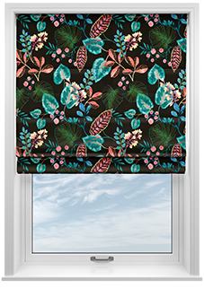 Fandango, Zinc - Twist&Fit Roman Blind